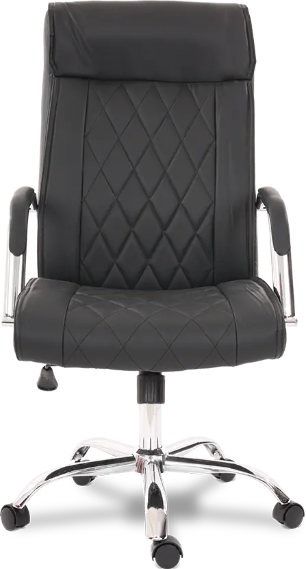 Cadeira de Escritório Comfy Mode Preta, Base Giratória e Sistema Relax